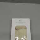 lulumoon Baby Changing Pad Cover: Muslin Diaper Changing Table Pad Cover - Changing Pad Sheets for Girls Boys (White & Cream)