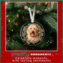 2 x Pawzity Goldendoodle Ornament - Goldendoodle Christmas Ornaments - Dog Gifts for Women Men, Dog Lovers Gifts - Dogs Ornaments 2025 - Acrylic Christmas Hanging Ornament 2025
