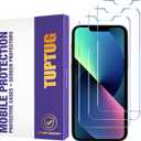 Tempered Glass Screen Protector for iPhone 14 Plus and iPhone 13 Pro Max (3 Pack) -- Toughened Glass Protective Cover for 6.7-inch Apple iPhones -- [Ultra Clear] [Case Friendly] [Easy Install]