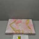 HOMEOART Gold Heart Painting Love Decor Picture Marble Prints Framed Canvas Wall Art Bedroom Living Room Decor, Framed Ready to Hang 12x16inch, 3Pieces (Pink)