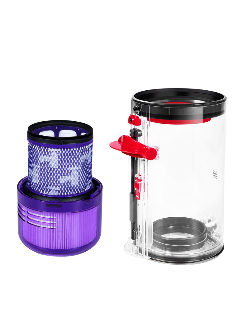 Upgraded Canister Replacement Compatible With Dyson V11 Torque Drive V11 Animal V11 Complete V11 V15 Extra V15S Detect Submarine SV14 SV15 SV22 Vacuum Dust Bucket Filter Attachments Parts 965443-01