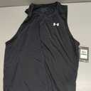 Under Armour Men's Velocity Muscle Tank Top, Black Large