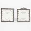 2 Pack Vintage Picture Frame, Display 2.76 x 2.76 inch Picture, Rectangle Decorative Antique Photo Frame for Tabletop, Home Decor