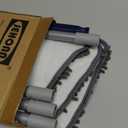 JEHONN Wall Cleaner Mop with Long Handle 82 Inches, 3-in-1 Ceiling Cleaning Tool Duster with 6 Replacement Microfiber Chenille Pads for Painted Walls, Window, Floor, Baseboard (Blue)