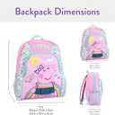 Peppa Pig Backpack, Little Girls Backpack, Toddler Backpacks, One Size Pink