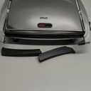 IMUSA 12”x 10” Inches Stainless Steel Panini Press Sandwich Maker With Ceramic Nonstick Plates