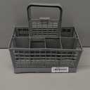 Dishwasher Silverware Cutlery Basket for utensils Compatible with most brands- GE, Whirlpool, Samsung, BOSCH, Maytag, KitchenAid, Kenmore