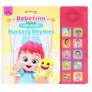 Pinkfong Bebefinn Sing-Along Nursery Rhymes Sound Book - 10-Button Musical Book - Ages 1-3