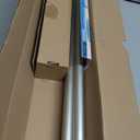 Curtain Rods for Windows 36 to 72 Inch(3-6 Feet), 3/4" Diameter Silver Drapery Rods with Twisted Cage Finials, Size:36-72 Inch