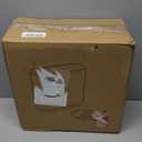 KLGO 2.4 Gallon Slim Plastic Trash Can Wastebasket,10 Liter Rectangular Double Barrel Garbage Container Bin for Bathroom,Bedroom, Kitchen and Office,Removable Liner Bucket,White