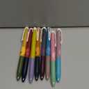 WRITECH Retractable Gel Ink Pens: Multi Colored 2 in 1 Colorful Click Pen Assorted Color 8ct Extra Fine Point Tip 0.5mm Journaling Smooth Writing Note Taking Coloring No Bleed & Smear Smudge