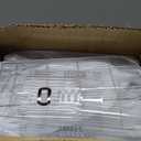 12 Pack Shoe Slots Organizer Adjustable Level Shoe Stacker Holder Storage Space Saving Sneakers Display Tray Rack for Closet (Transparent)