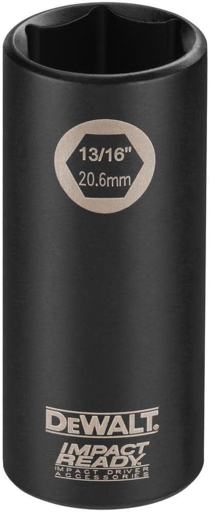 DEWALT DW2290 3/4-Inch IMPACT READY Deep Socket for 3/8-Inch Drive (1 Count (Pack of 1)