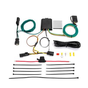 Wsays Trailer Wiring Harness 4-Pin Plug & Play Compatible with Ford Transit-150/250/350 2015-2024 & E-Transit 2022-2024