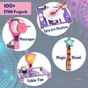 Butterfly EduFields 100+ STEM Projects | Girls Mini Engineering Kit for Ages 8 10 12 15 Years | Ultimate DIY Science Experiments for Kids | Educational Engineering Toys Best Birthday Gift idea