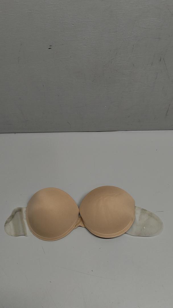 JOATEAY Adhesive Bra Backless Strapless Sticky Push Up Reusable Invisible Lift Padded Non-Slip, Size B