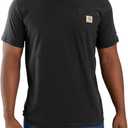 Carhartt Men's Force Relaxed Fit Midweight Short Sleeve Pocket T-Shirt, Black, X-Large