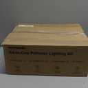 SUNVIE All-in-One LED Pathway Lighting Kit, 8-Pack Low Voltage Landscape Lights with Transformer and 100FT 16/2 AWG Wire, 3000K Waterproof Landscape Lighting with Connectors for Walkway Garden Yard (3000K Warm White)