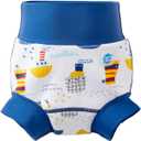 Splash About Happy Nappy Reusable Swim Diaper, Tug Boats, 3-4 Years