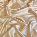 Gold Champagne Silky Stretch Satin, Size 106x58 Inch