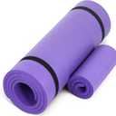 CAP Barbell 1/2-Inch High Density Exercise Yoga Mat with Strap | Multiple Options, The 68" x 24" cushioned surface provides plenty of room for yoga, Pilates