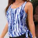 Women Tankini Swim Top Only - Swimsuit Bathing Suit Top Side Tie Swim Top No Bottom 2025