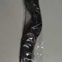 Flufymooz ponytail extension, 22 Inch Long Straight Drawstring Ponytail Synthetic Hairpieces Fake Pony Tails Natural Soft Clip in Hair Extension ponytail for Women (Black Brown)