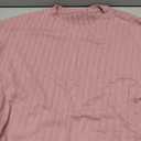 Men's Big and Tall Shirts Textured Knit Tshirt Shirts Casual Summer Tops Trendy (Pink, XXL)