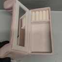 DD-life Openable Sofa Box Couch Jewelry Box,Miniature Sofa Velvet Chair Earrings Necklace Bracelet Storage Box, Gift for Girls and Women Jewelry Box (Pink, Style 3)