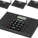 Intercoms Wireless for Home - Full Duplex Wireless Intercom System - Hands Free 1.1 Mile Range Two-Way Communication System - Expandable Intercom System for Business, House, Office - 4 Pack