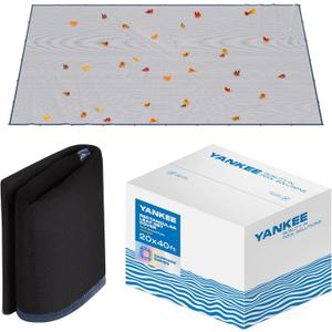 Yankee Pool Leaf Net Cover for 20x40 Ft. Rectangular In-Ground Swimming Pool- Heavy-Duty 0.15, Net to Protect from Leaves, Debris | Leaf Catcher to Prevent Clogging