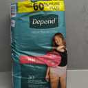 Depend Fresh Protection Adult Diapers, Incontinence & Postpartum Bladder Leak Underwear for Women, Disposable, Maximum, Medium, Blush, 30 Count
