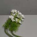 White Cosmos Artificial Flowers 8PCS Long Stem Silk Cosmos Artificial Flowers 25.6" Realistic Fake Clematis Flowers for DIY Home Kitchen Wedding Party Indoor Outdoor Decor (White)