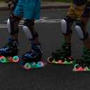 MammyGol Adjustable Inline Skates for Kids Boys Girls Youth Blades Roller Skates with Light up Wheels Ages 4-16, XL