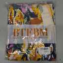 BTFBM Womens Spring 2026 Casual Maxi Dresses Short Sleeve Smocked Tiered Floral Boho Long Beach Dress with Pockets (XXL)