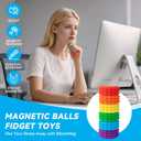 2Pack Spiky Fidget Toys for Adults Fun Sensory Stress Relievers, Anxiety & Focus Toys for Autistic Adults, Unique Gift Idea