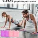 2 packs Yoga Knee Pad Mats Extra Thick for Knees Elbows Wrist Hands Head Foam Pilates Kneeling pad Yoga Knee Cushion Thick Exercise Pads for Knees Elbows Wrist Hands Head Foam Pilates Kneeling padSupport Foam Pads for Women and Men