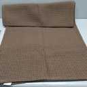 EARTHALL Woven Runner Rug 2x6 Ft Washable Runners for Hallways Cotton Non Slip Rubber Backed Kitchen Runner Braided Indoor Floor Carpet for Entryway, Hallway, Kitchen, Bedroom, Brown