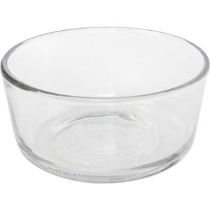 Pyrex Simply Store Cup Single Glass Food Storage Container with Lid, Non-Pourous Glass Round Meal Prep Container with Lid, BPA-Free Lid, Dishwasher, Microwave, Oven and Freezer Safe