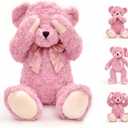 suepcuddly 20" Posed Teddy Bear Stuffed Animal Cute Plush Toy for Girl Kids (Pink)