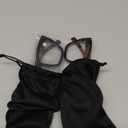 2 Pack Retro Oversized Reading Glasses for Women Men, Blue Light Blocking Computer Readers Stylish Spring hinge, Magnification Strength: 1.50 x