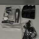 Ufree Beard Trimmer for Men, Waterproof Electric Razor for Nose, Body, Face & Mustache, Cordless Hair Clippers Shavers Grooming Kit, Valentines Day Gifts for Men Husband Father (Silver)