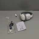 Black Emblem X2 Wireless Gaming Headset, 2.4GHz Gaming Headphones with Mic, Bluetooth 5.4, 50H Battery, Breathable Earcups, Lightweight Wireless Headset for PC/PS5/PS4/Switch (White-Grey)