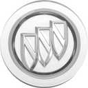 GM Accessories 19132147 Button Style Center Cap in Chrome with Tri-Shield Logo