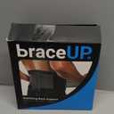 BraceUP Back Brace for Men and Women Lower Back - Breathable Waist Lumbar Support Belt for Sciatica, Herniated Disc, Scoliosis Back Pain Relief, with Dual Adjustable Straps (L/XL 35-43 In)