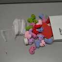 Norme 24 Sets Heart Crochet Pattern Pocket Hug, Mini Thank You Gifts Knitted Heart Mini Size DIY Pocket Hug Cheer Up Gift For Couples Valentine's Day And Family Friends Gifts (Multicolor)