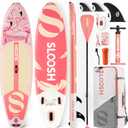 SLOOSH Inflatable Stand Up Paddle Board, 10'6" Paddle Boards with Premium Accessories, Non-Slip EVA Deck, Ultra-Light Carry Bag Pump, Ripple SUP for Youth & Adults of All Skill Levels