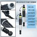 84176675 580-1106 2PCS Rear Struts and Shocks Absorber Complete Assembly Magnetic Ride Control Suspension Compatible with 2015-2020 Cadillac Escalade Chevy Tahoe Suburban GMC Yukon XL
