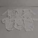 Gerber Unisex-Baby Multi-Pack Long-sleeve Onesies Bodysuit Mitten Cuff Sizes 6-9 Month, White