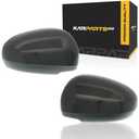 For Toyota Prius 2010 11 12 13 14 2015 Mirror Cover Driver and Passenger Side | Pair | Paint to Match | Plastic | Replacement For 8794547020PTM, 8791547020PTM, Black